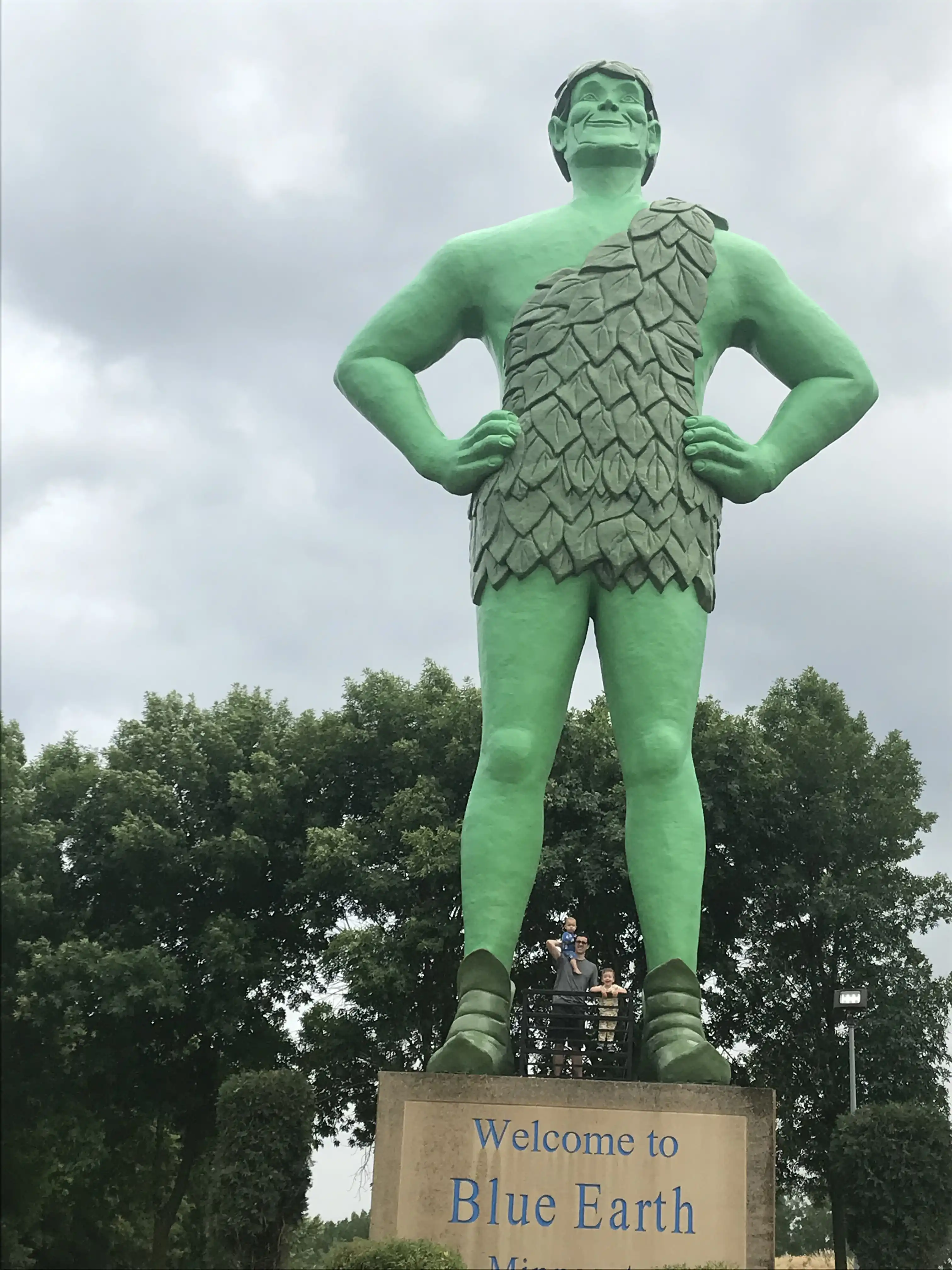 The Jolly Green Giant at Green Earth, MN.