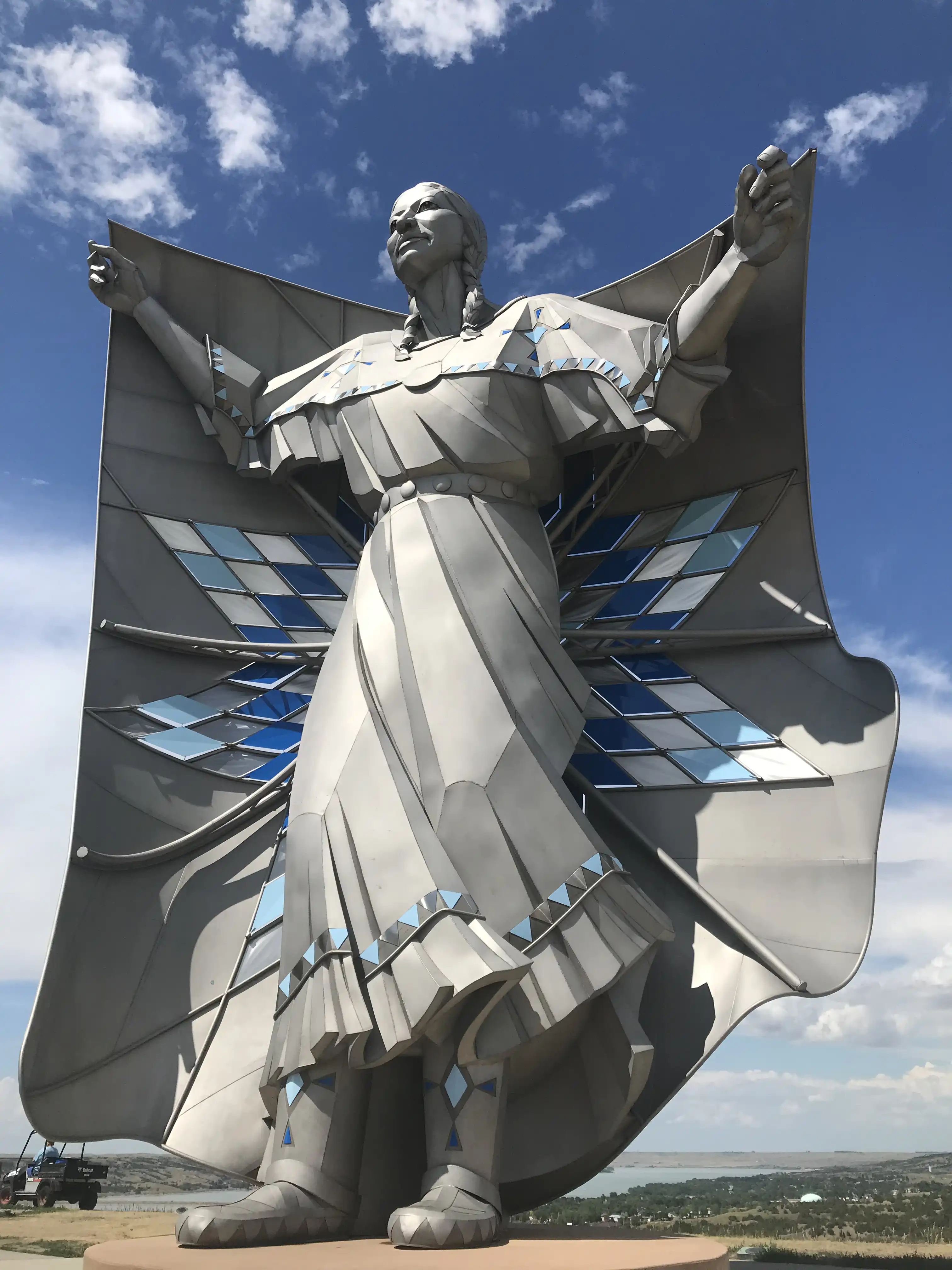 Dignity statue in Chamberlain, SD.