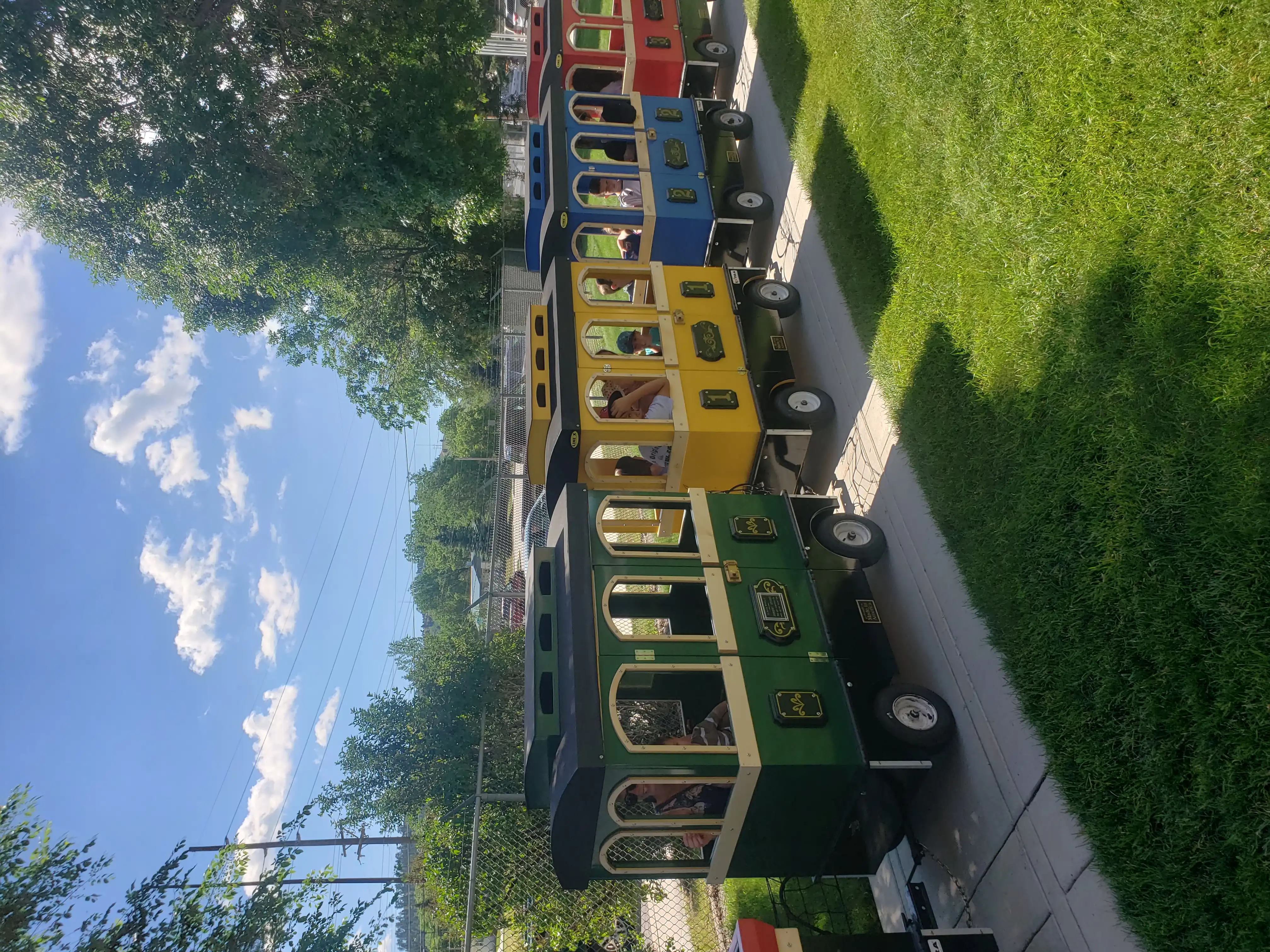 Train at Storybook Island.