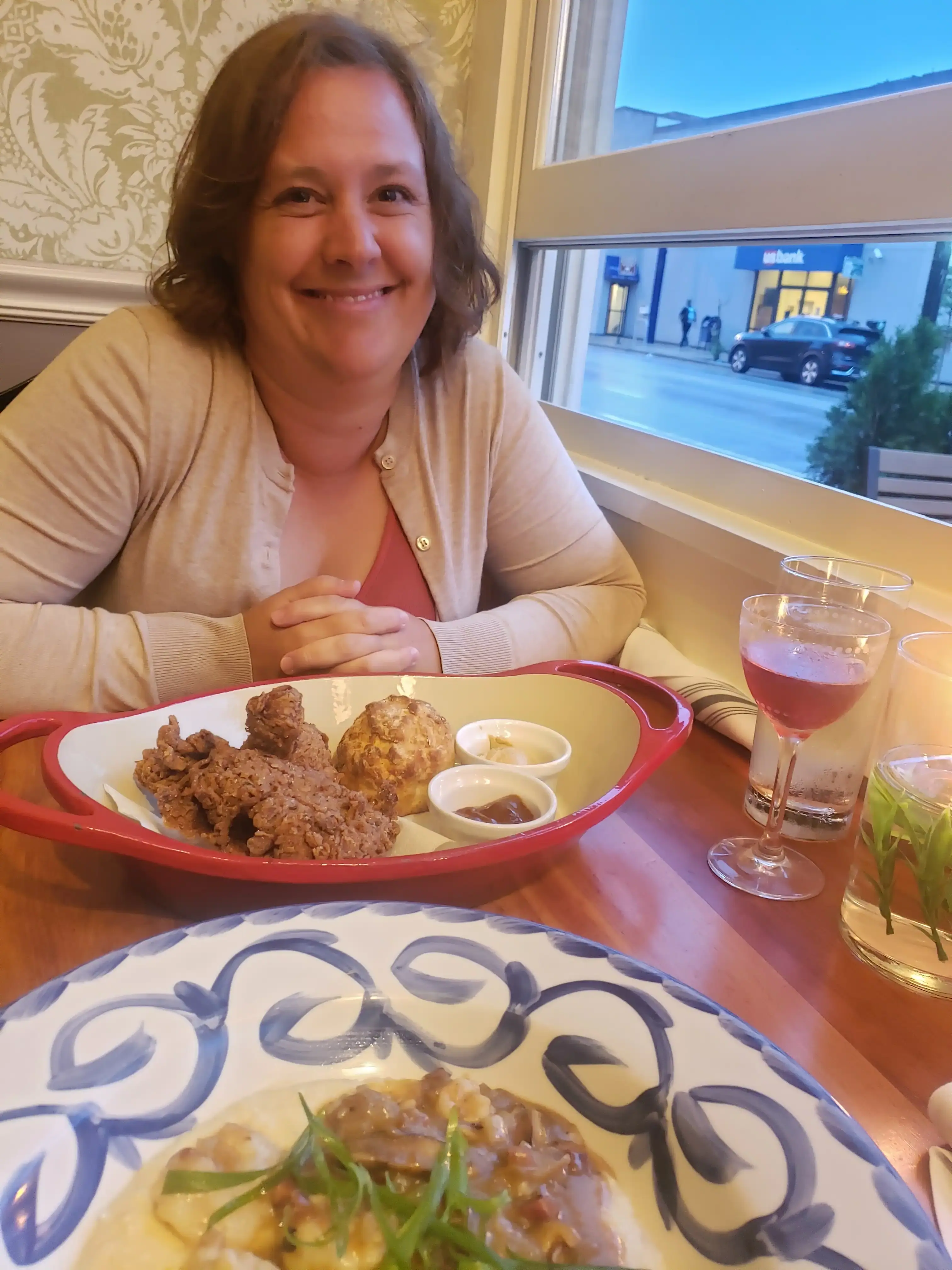 Amie and Alex on a date at Big Jones in Chicago