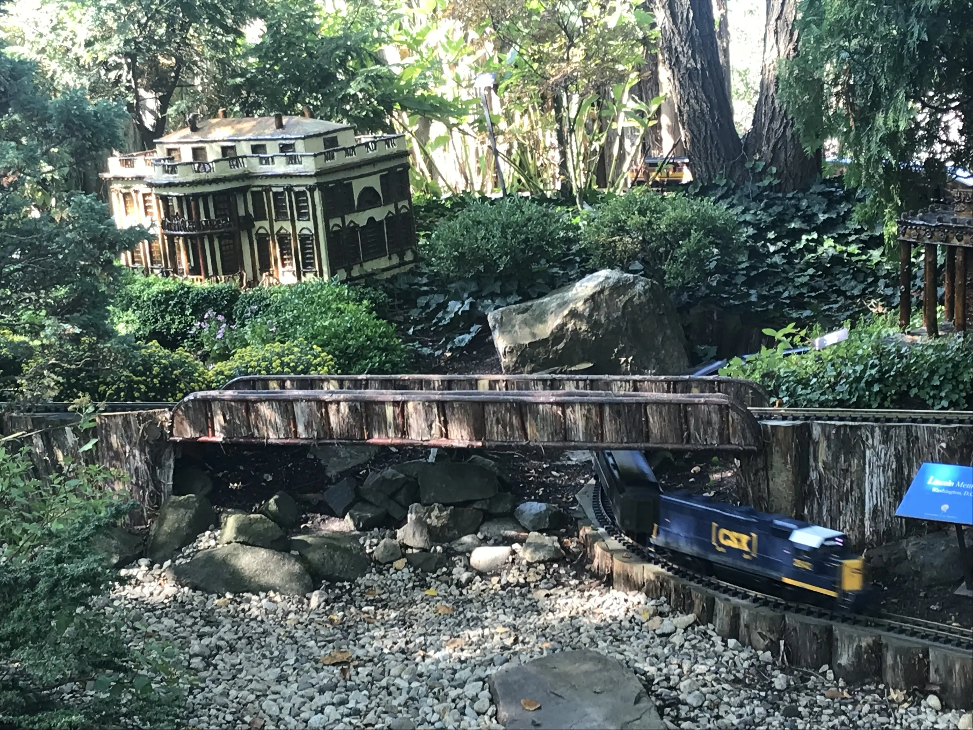 Model Trains at the Botanic Gardens