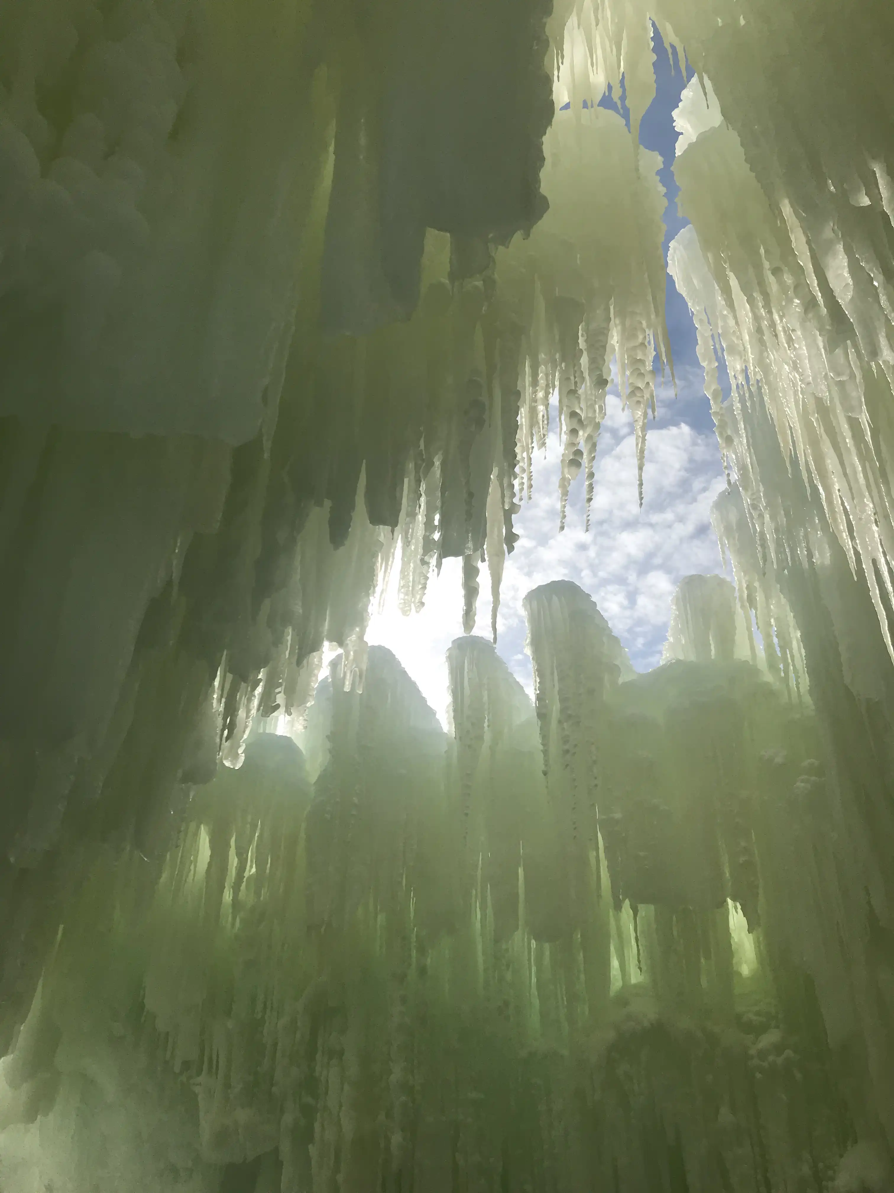 An icicle cavern.