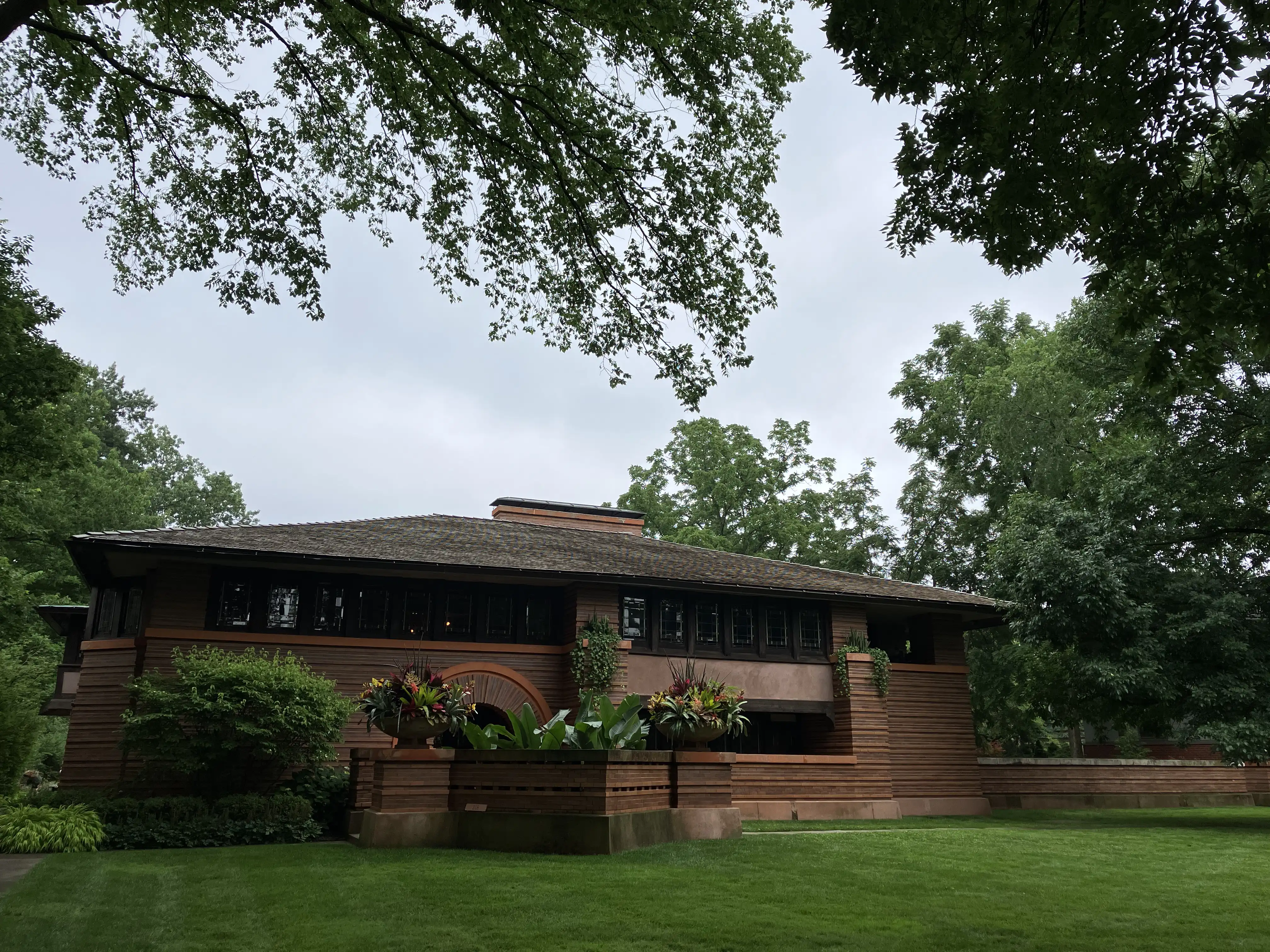 Iconic Wright Prairie-style home.
